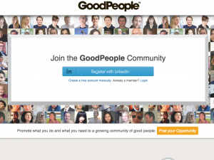 ネットサーフィンしていたら偶然見つけたサイト「Good people」