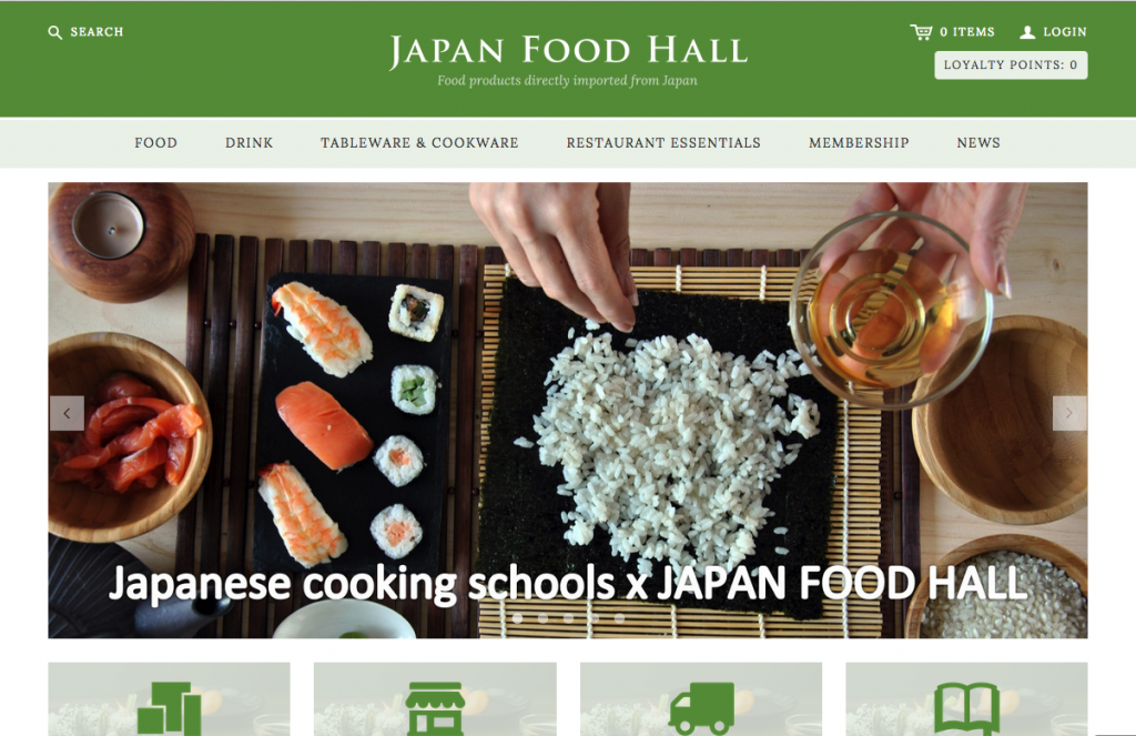 Japan food hall